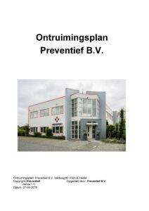 Ontruimingsplan