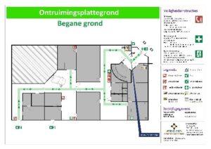 Ontruimingsplattegrond